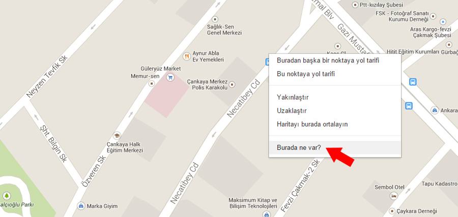 Google Maps Koordinatlar