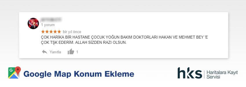 Google haritalara konum ekleme