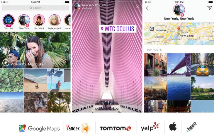Instagramda konum eklemek